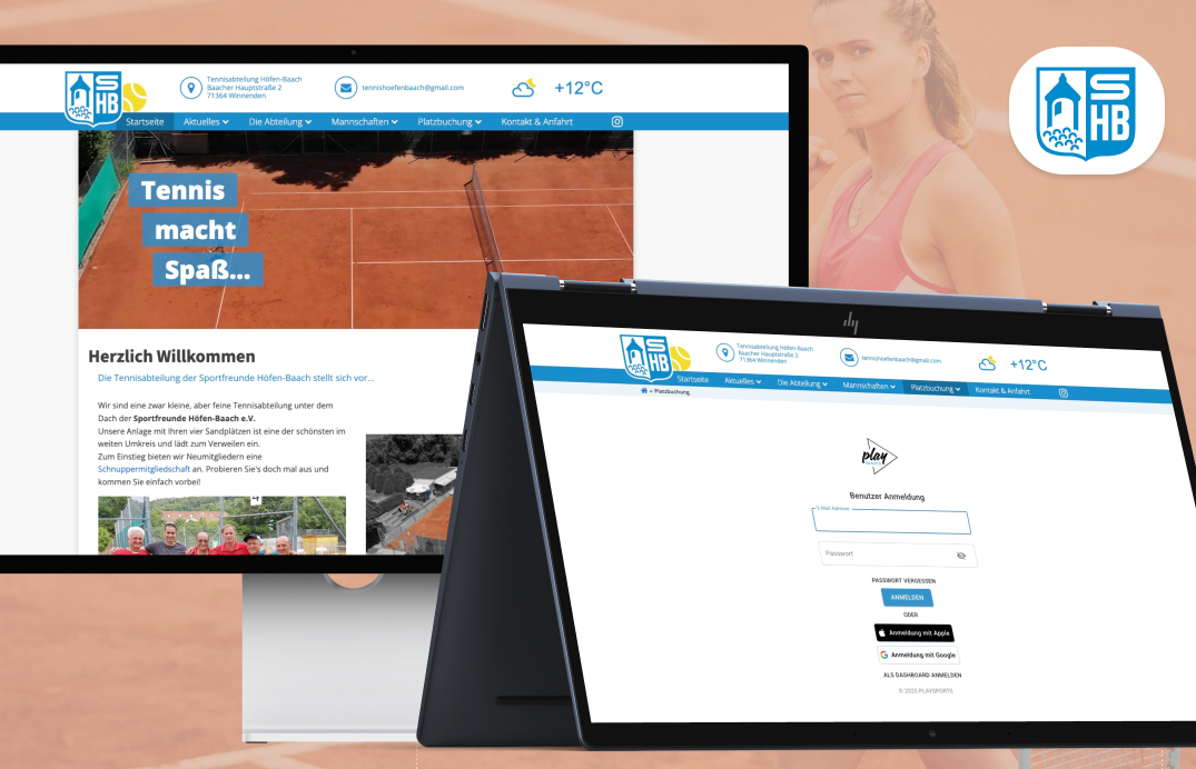 Digital aufschlagen – neue Website für Tennisverein inklusive Online-Buchung